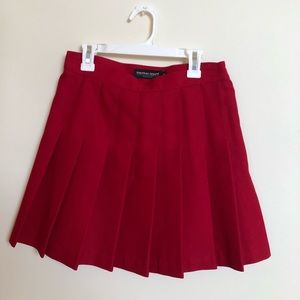 American Apparel Tennis Skirt Red